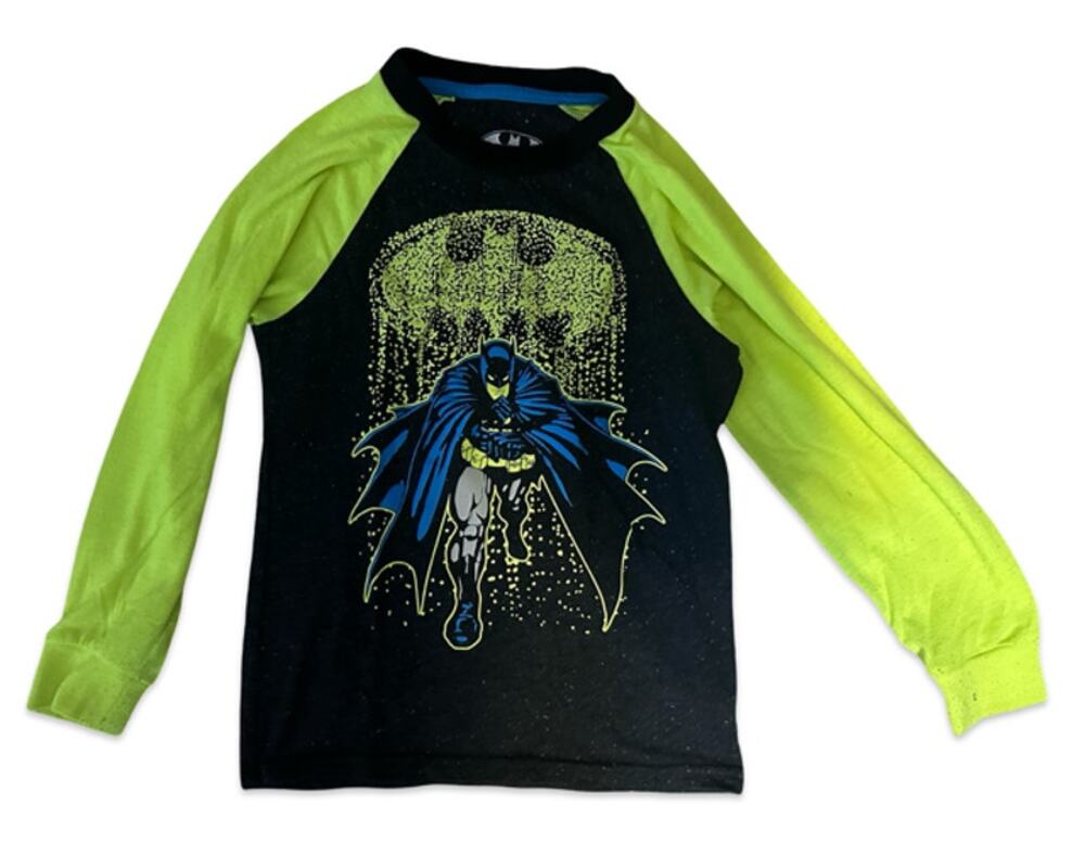 Batman Boys Long Sleeve Graphic Shirt Size S 6/7